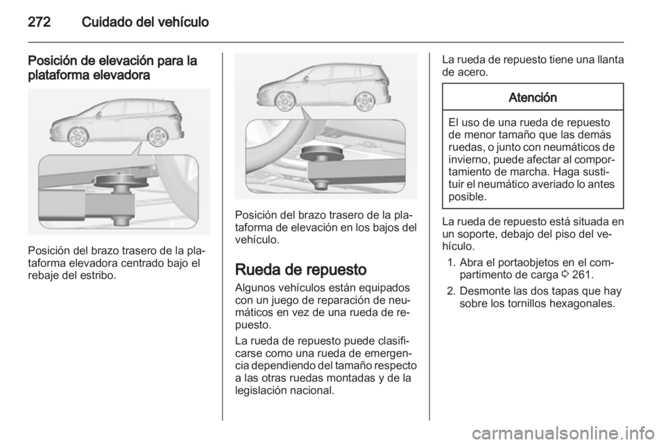 OPEL ZAFIRA TOURER 2013.5  Manual de Instrucciones (in Spanish) 