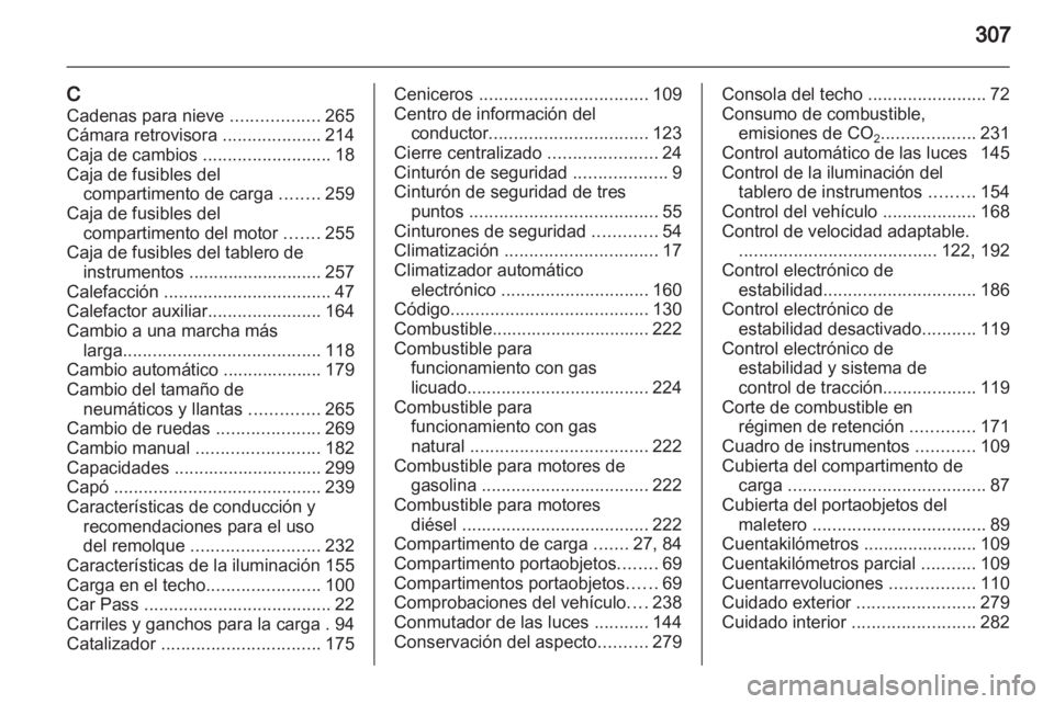 OPEL ZAFIRA TOURER 2013.5  Manual de Instrucciones (in Spanish) 