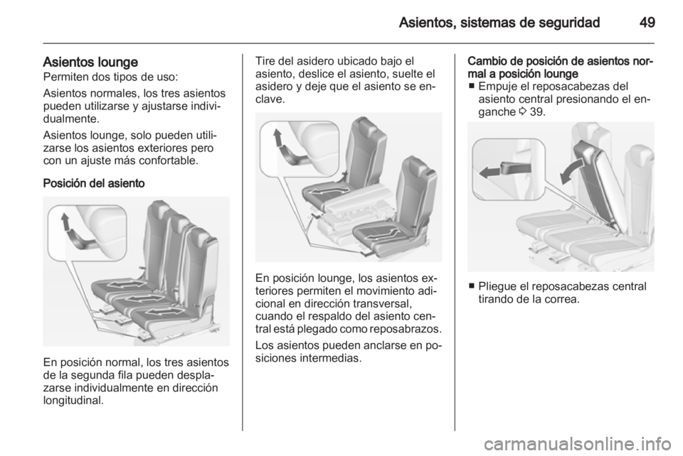 OPEL ZAFIRA TOURER 2013.5  Manual de Instrucciones (in Spanish) 
