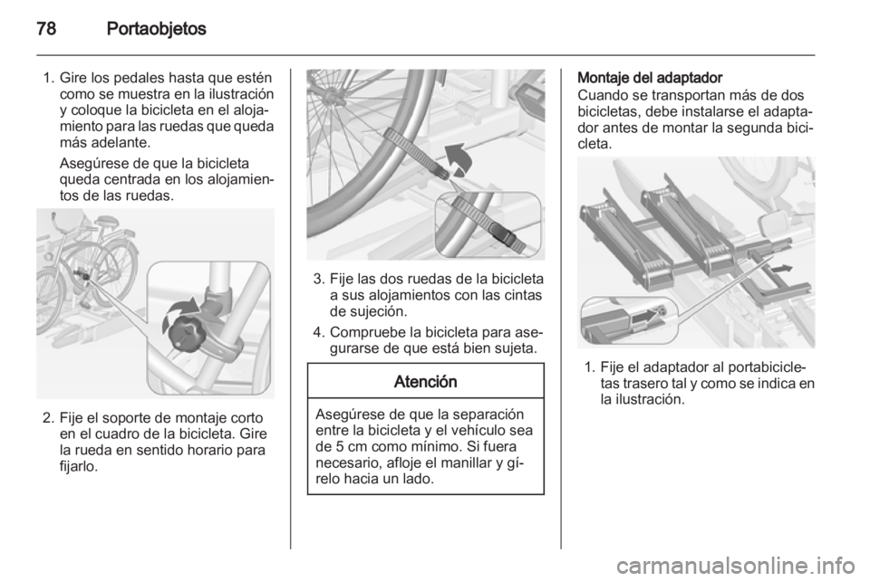 OPEL ZAFIRA TOURER 2013.5  Manual de Instrucciones (in Spanish) 