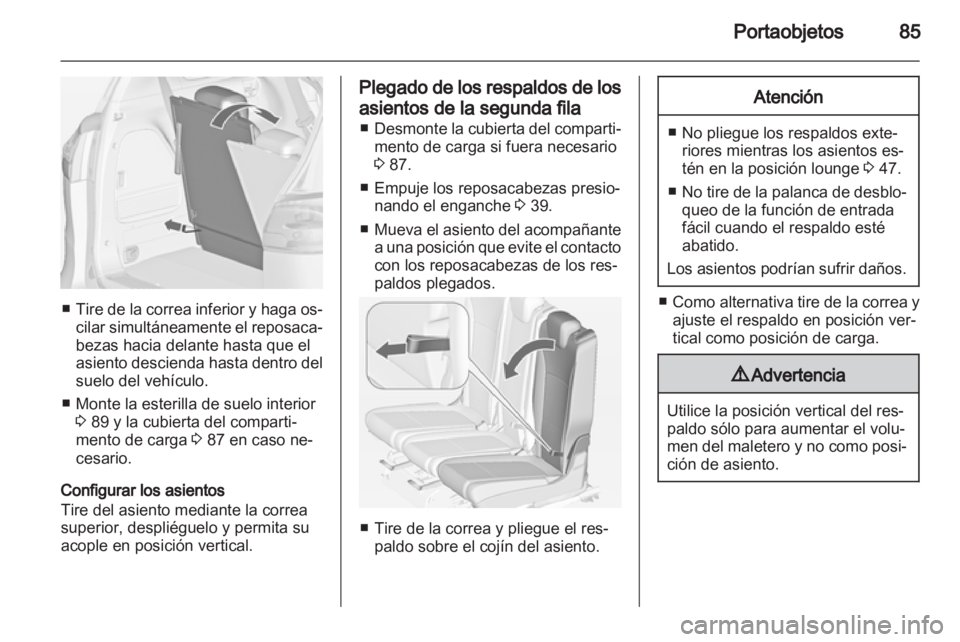 OPEL ZAFIRA TOURER 2013.5  Manual de Instrucciones (in Spanish) 