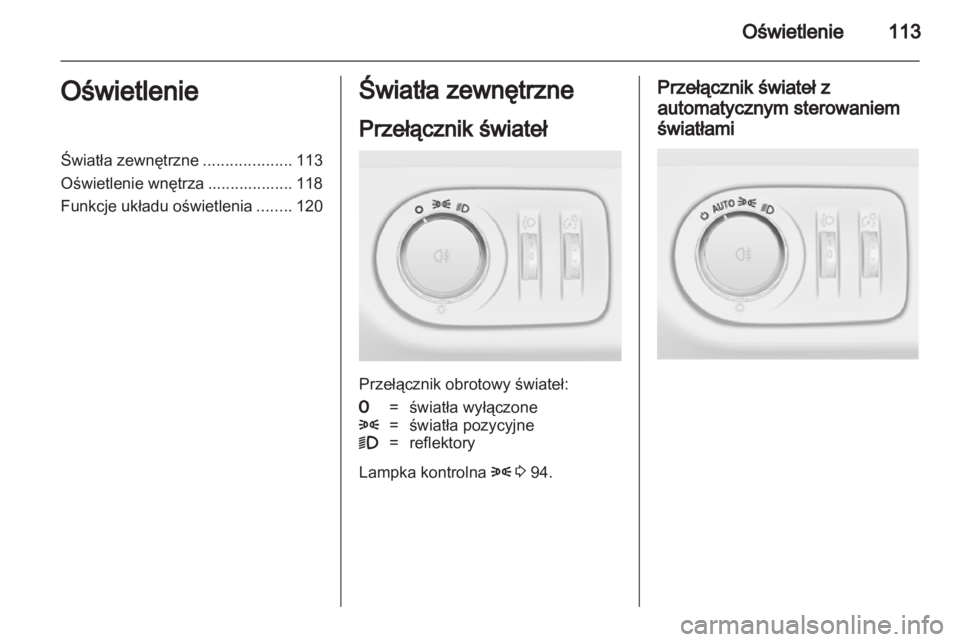OPEL ADAM 2013.5  Instrukcja obsługi (in Polish) 