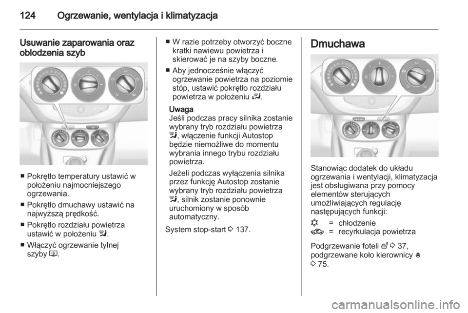OPEL ADAM 2013.5  Instrukcja obsługi (in Polish) 