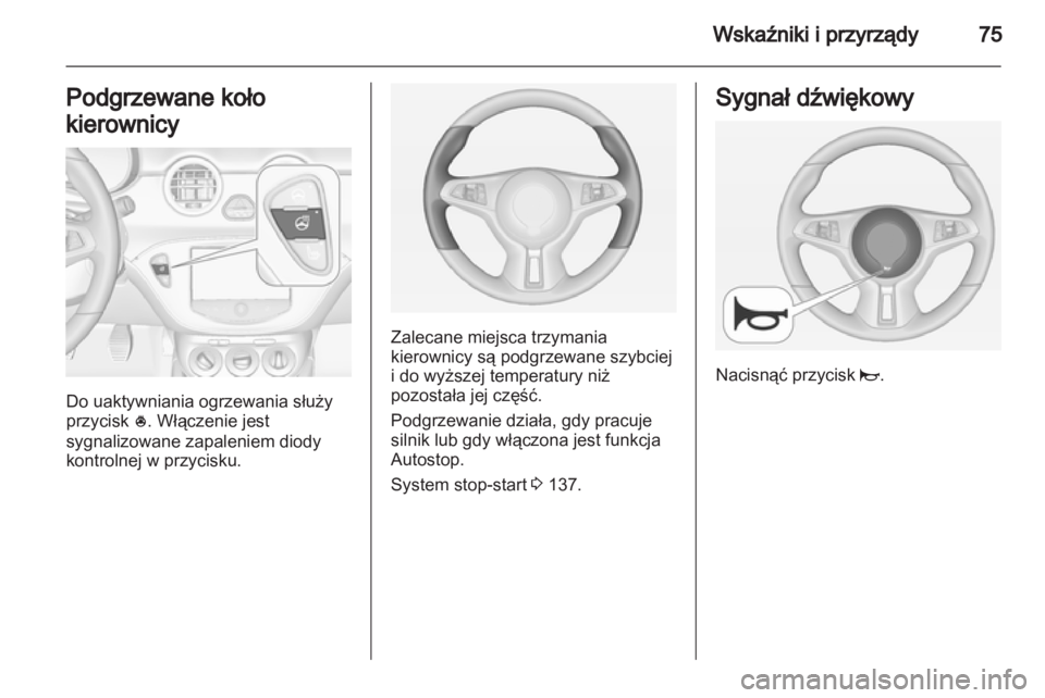 OPEL ADAM 2013.5  Instrukcja obsługi (in Polish) 