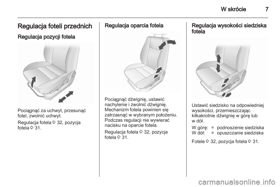 OPEL AGILA 2011  Instrukcja obsługi (in Polish) 