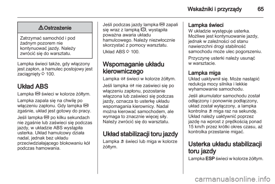 OPEL AGILA 2011  Instrukcja obsługi (in Polish) 