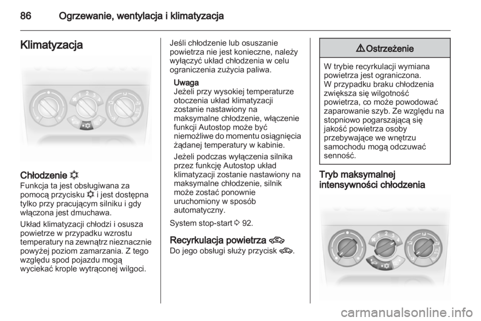 OPEL AGILA 2011  Instrukcja obsługi (in Polish) 