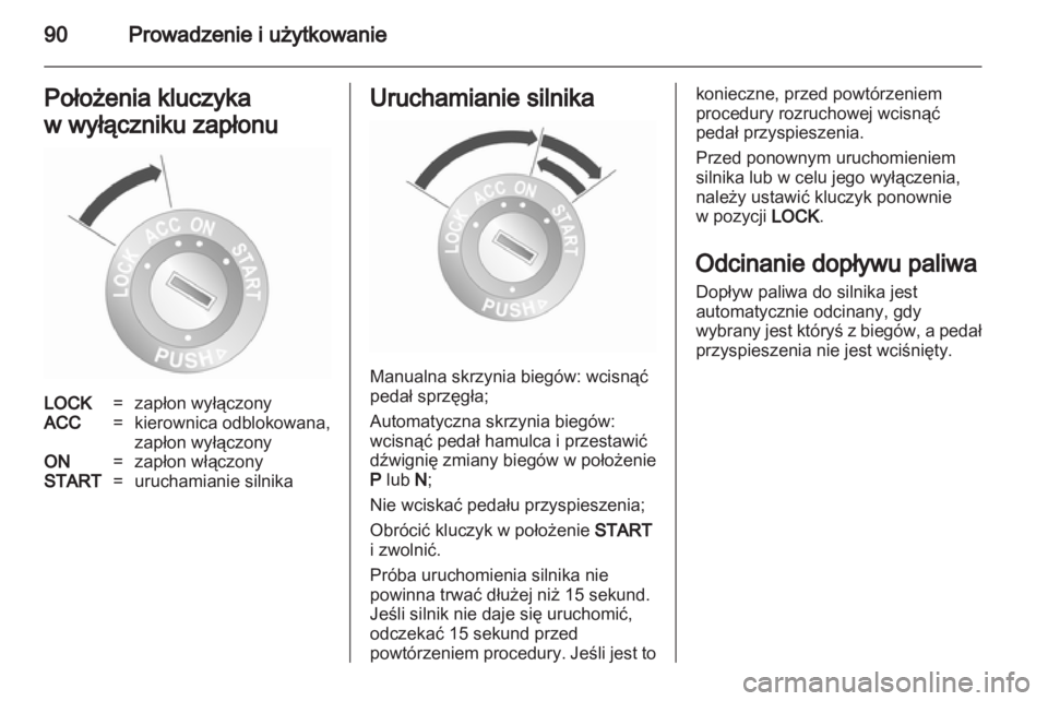 OPEL AGILA 2012  Instrukcja obsługi (in Polish) 