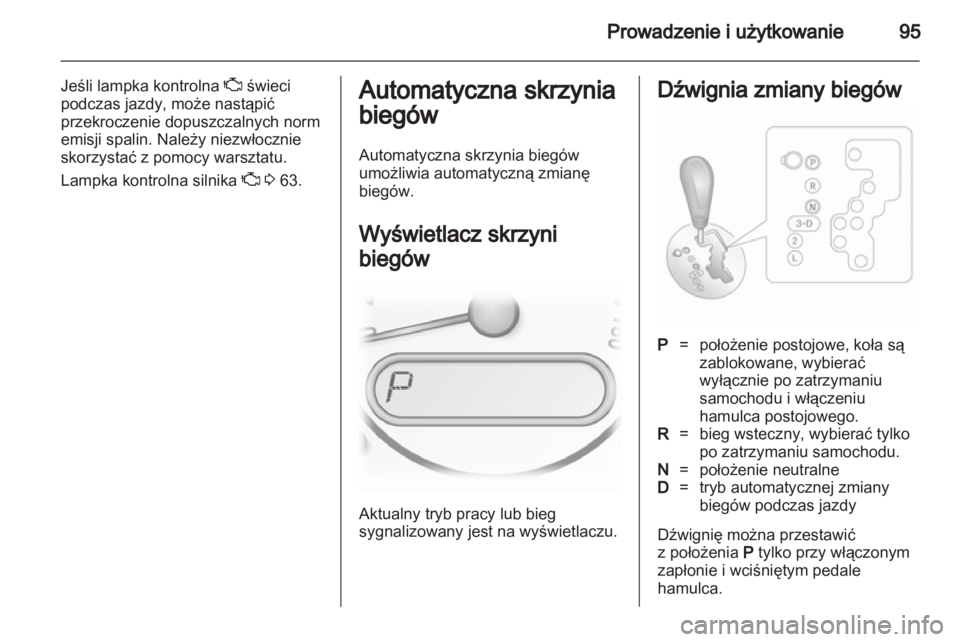 OPEL AGILA 2012  Instrukcja obsługi (in Polish) 