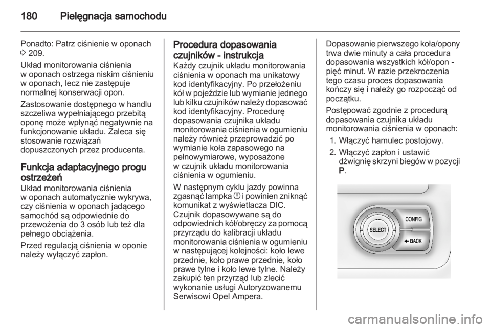 OPEL AMPERA 2012  Instrukcja obsługi (in Polish) 