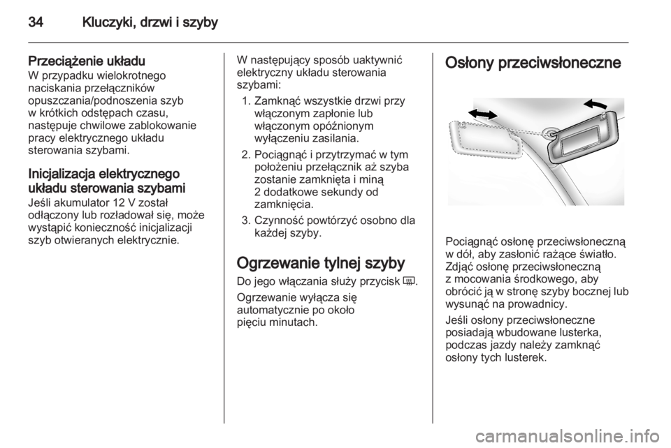 OPEL AMPERA 2012  Instrukcja obsługi (in Polish) 