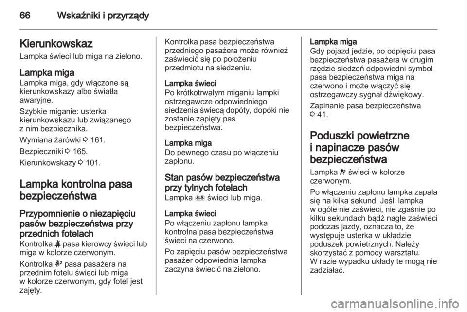 OPEL AMPERA 2012  Instrukcja obsługi (in Polish) 