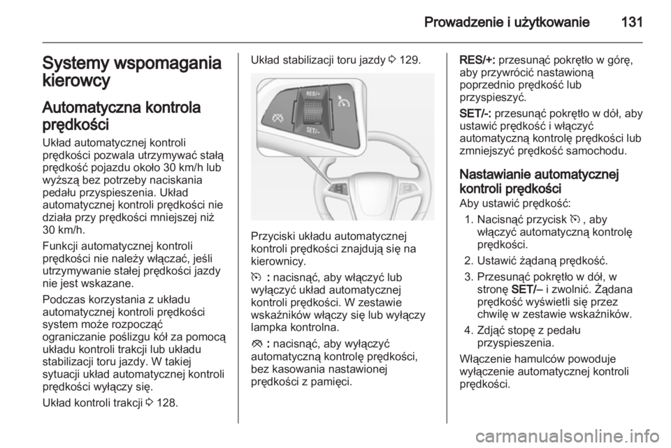 OPEL AMPERA 2012.5  Instrukcja obsługi (in Polish) 