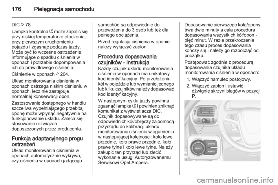 OPEL AMPERA 2012.5  Instrukcja obsługi (in Polish) 