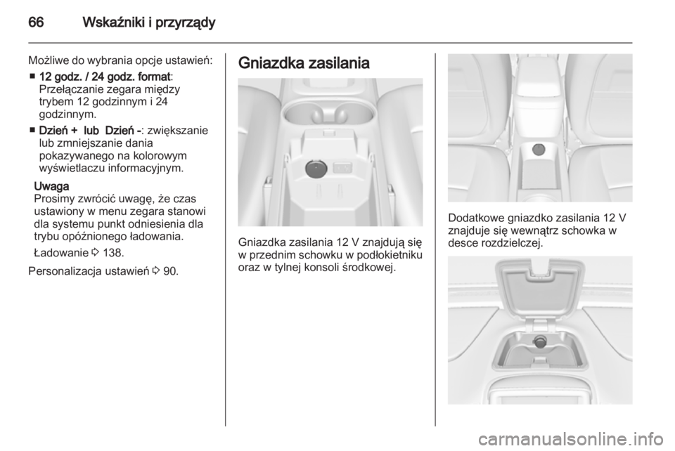 OPEL AMPERA 2012.5  Instrukcja obsługi (in Polish) 