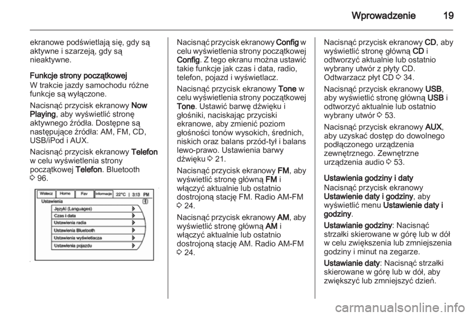 OPEL AMPERA 2013  Instrukcja obsługi systemu audio-nawigacyjnego (in Polish) 