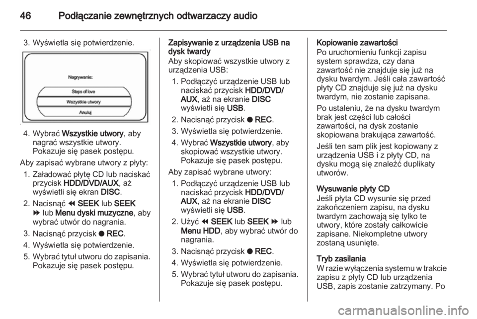 OPEL AMPERA 2013  Instrukcja obsługi systemu audio-nawigacyjnego (in Polish) 