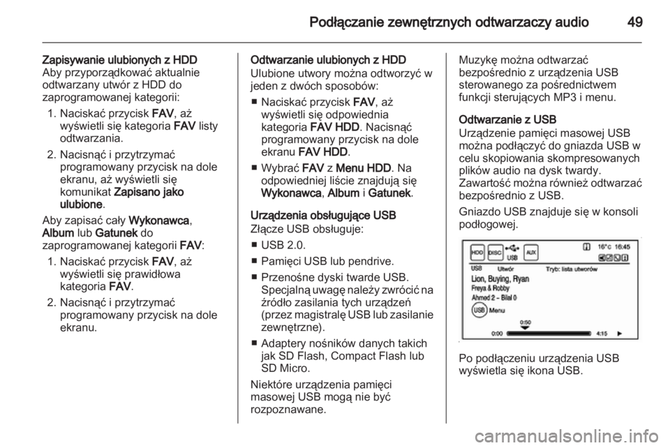 OPEL AMPERA 2013  Instrukcja obsługi systemu audio-nawigacyjnego (in Polish) 