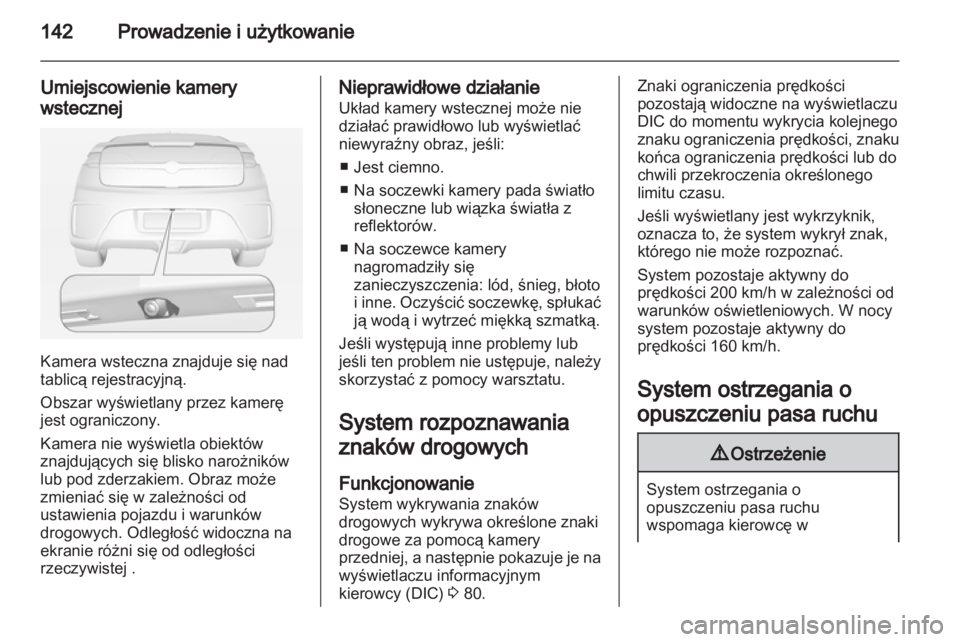 OPEL AMPERA 2013  Instrukcja obsługi (in Polish) 