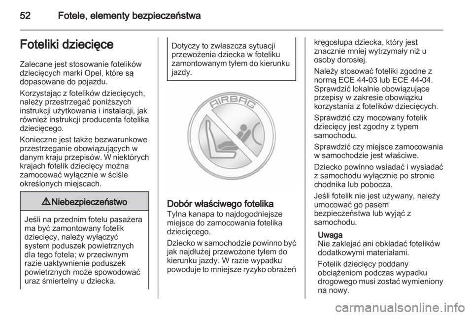 OPEL AMPERA 2013  Instrukcja obsługi (in Polish) 