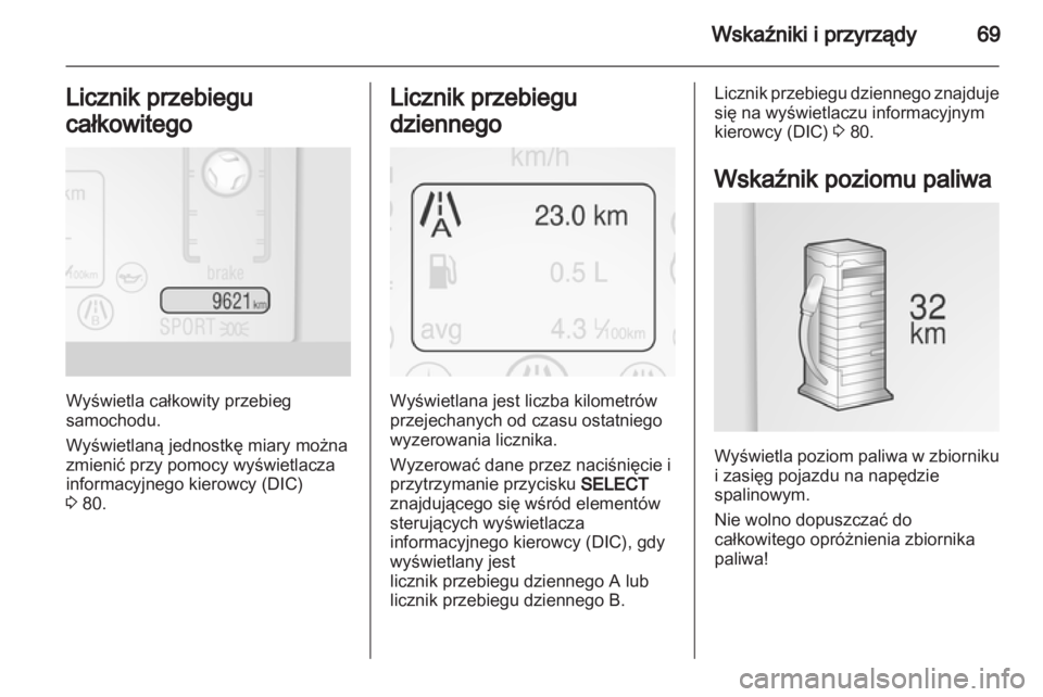 OPEL AMPERA 2013  Instrukcja obsługi (in Polish) 