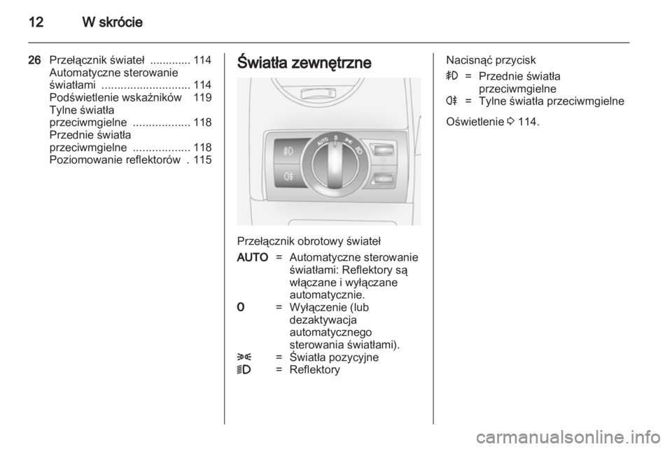 OPEL ANTARA 2011  Instrukcja obsługi (in Polish) 
