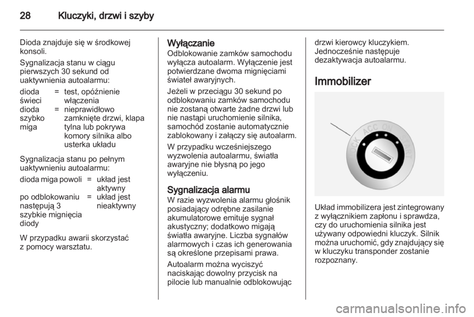 OPEL ANTARA 2011  Instrukcja obsługi (in Polish) 