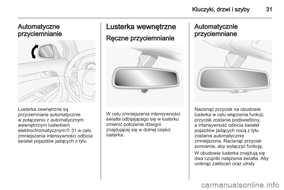 OPEL ANTARA 2011  Instrukcja obsługi (in Polish) 