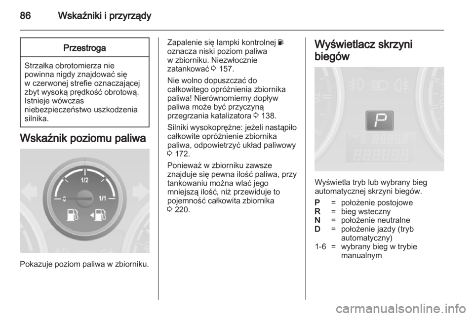 OPEL ANTARA 2011  Instrukcja obsługi (in Polish) 