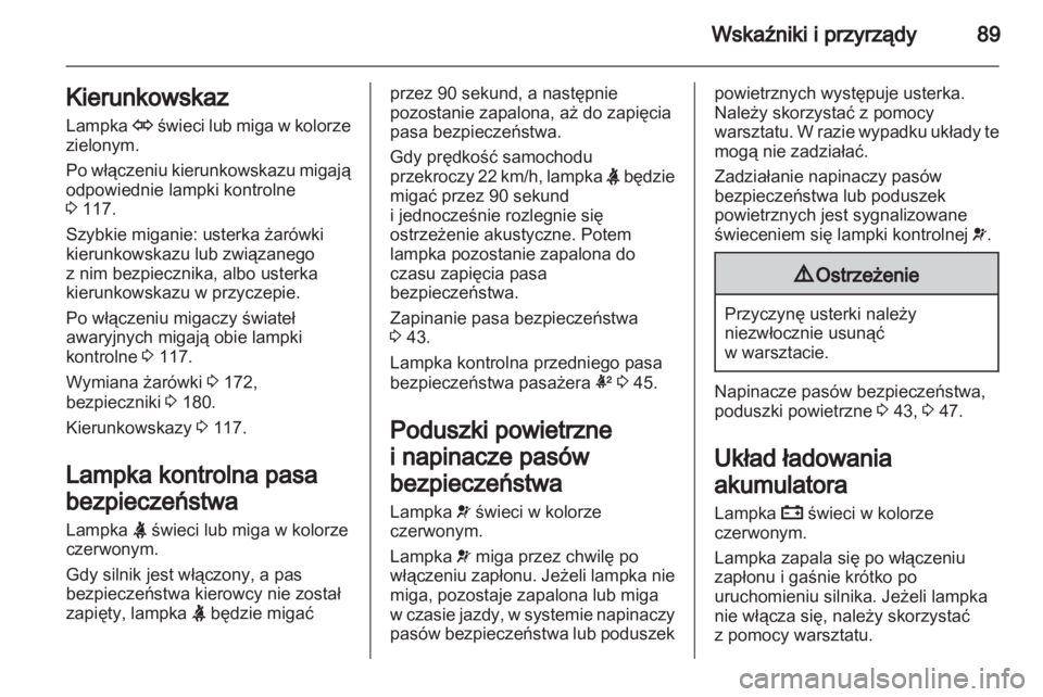OPEL ANTARA 2011  Instrukcja obsługi (in Polish) 