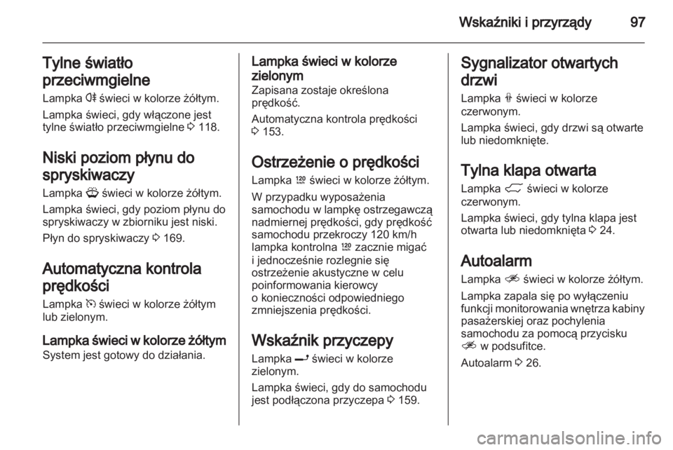 OPEL ANTARA 2011  Instrukcja obsługi (in Polish) 