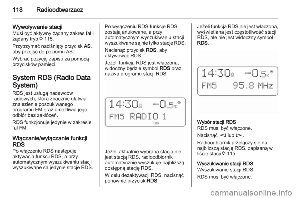 OPEL ANTARA 2012  Instrukcja obsługi systemu audio-nawigacyjnego (in Polish) 