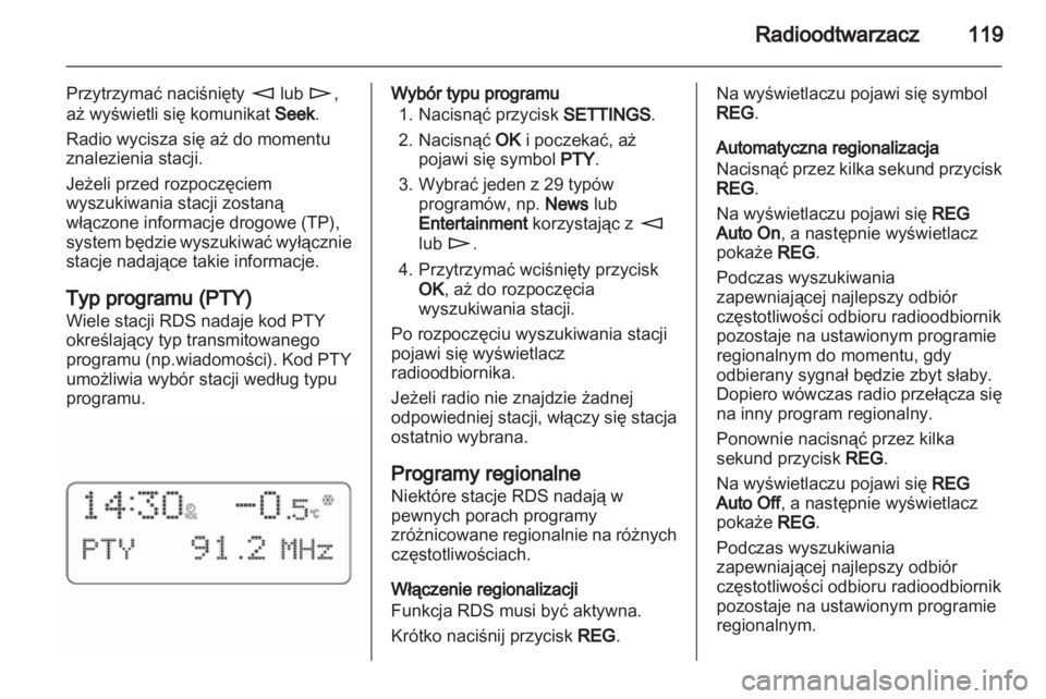 OPEL ANTARA 2012  Instrukcja obsługi systemu audio-nawigacyjnego (in Polish) 