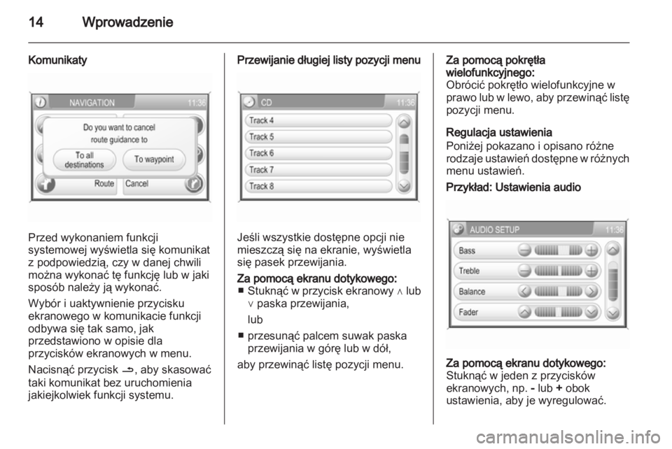 OPEL ANTARA 2012  Instrukcja obsługi systemu audio-nawigacyjnego (in Polish) 