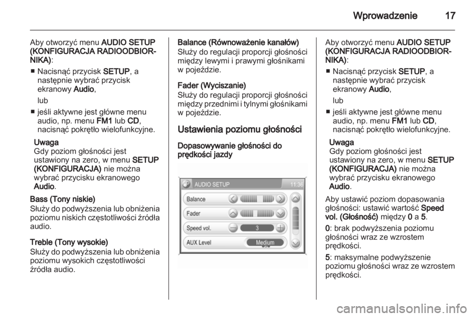 OPEL ANTARA 2012  Instrukcja obsługi systemu audio-nawigacyjnego (in Polish) 