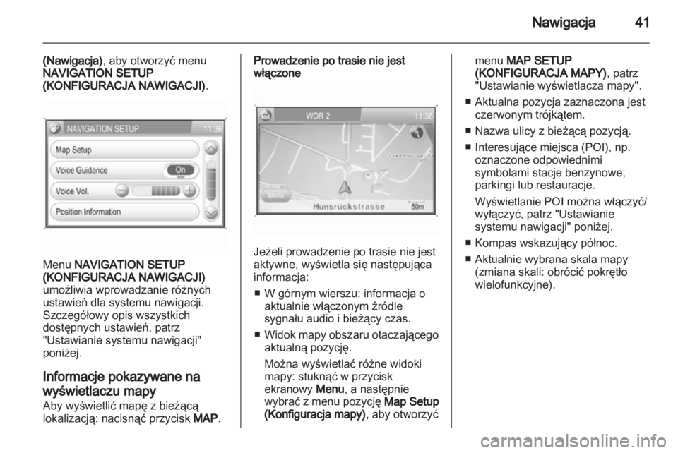 OPEL ANTARA 2012  Instrukcja obsługi systemu audio-nawigacyjnego (in Polish) 