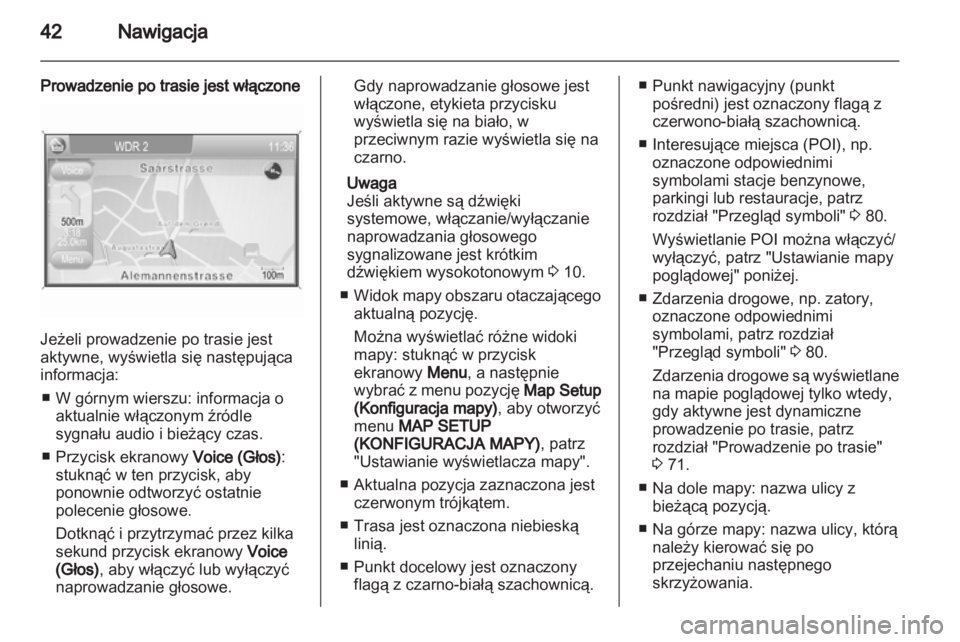 OPEL ANTARA 2012  Instrukcja obsługi systemu audio-nawigacyjnego (in Polish) 