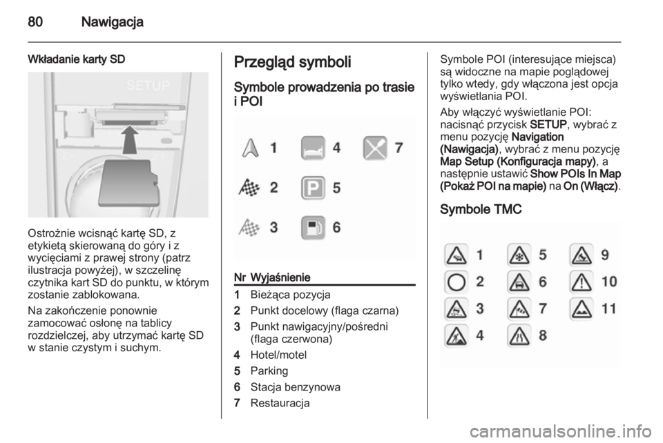 OPEL ANTARA 2012  Instrukcja obsługi systemu audio-nawigacyjnego (in Polish) 