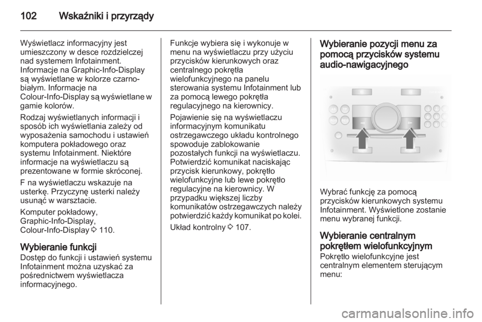 OPEL ANTARA 2012.5  Instrukcja obsługi (in Polish) 