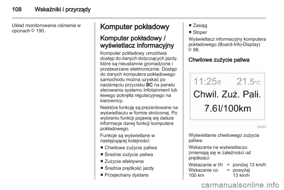 OPEL ANTARA 2012.5  Instrukcja obsługi (in Polish) 