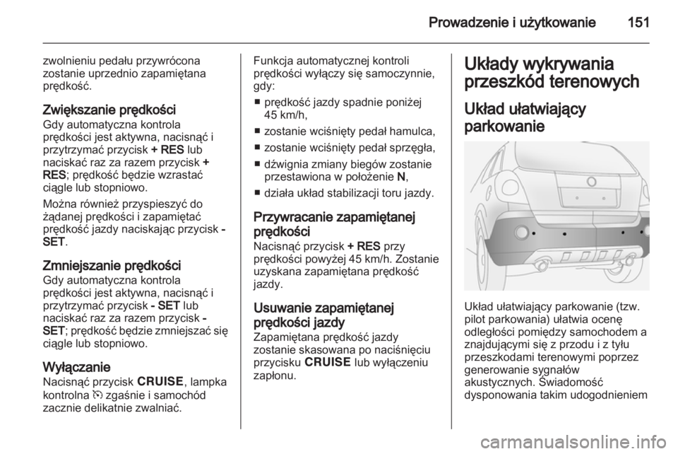 OPEL ANTARA 2012.5  Instrukcja obsługi (in Polish) 