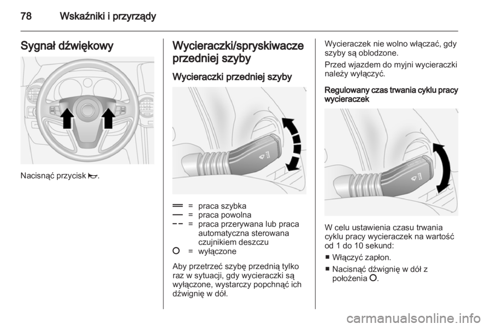OPEL ANTARA 2012.5  Instrukcja obsługi (in Polish) 