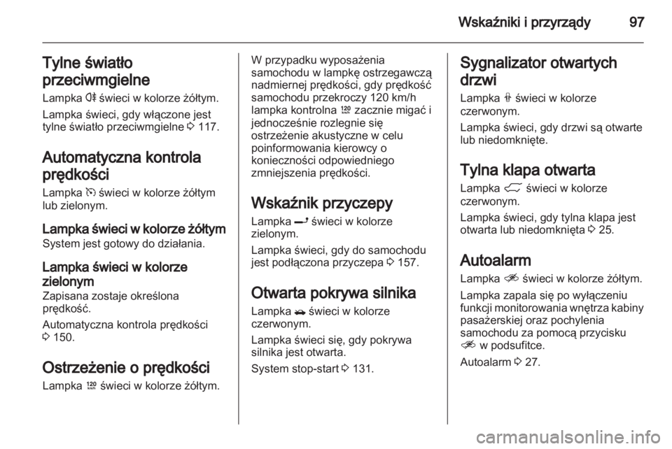 OPEL ANTARA 2012.5  Instrukcja obsługi (in Polish) 
