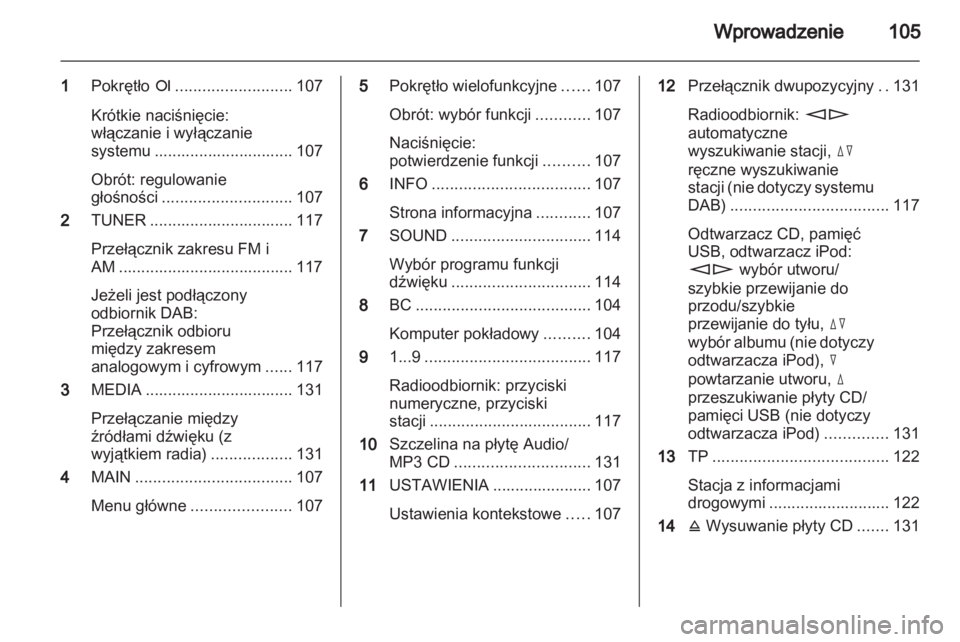 OPEL ANTARA 2013  Instrukcja obsługi systemu audio-nawigacyjnego (in Polish) 
