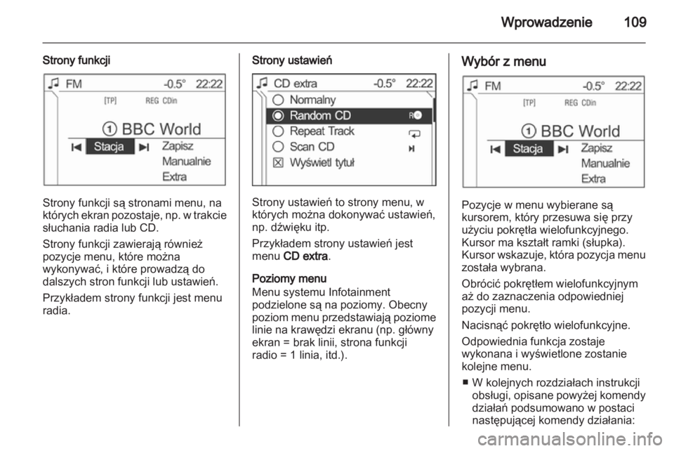 OPEL ANTARA 2013  Instrukcja obsługi systemu audio-nawigacyjnego (in Polish) 
