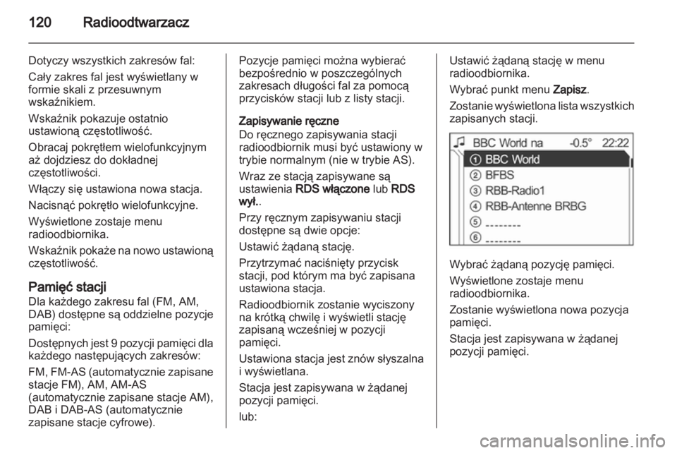 OPEL ANTARA 2013  Instrukcja obsługi systemu audio-nawigacyjnego (in Polish) 