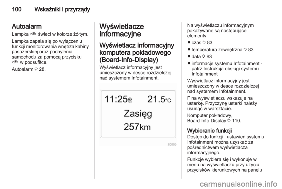 OPEL ANTARA 2013.5  Instrukcja obsługi (in Polish) 