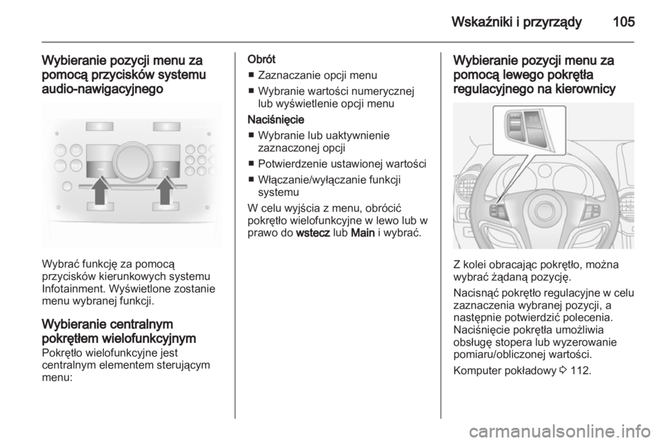 OPEL ANTARA 2013.5  Instrukcja obsługi (in Polish) 