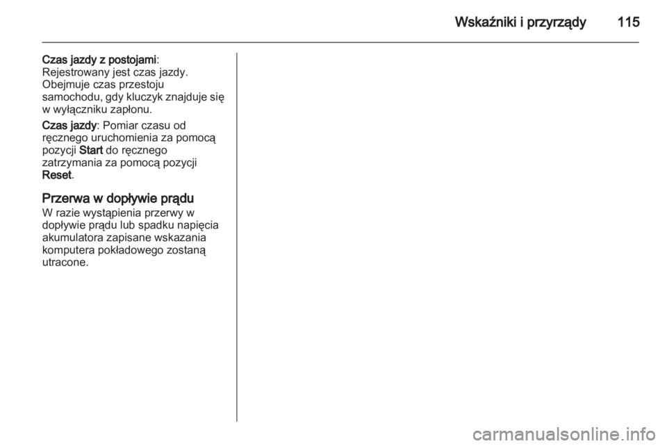 OPEL ANTARA 2013.5  Instrukcja obsługi (in Polish) 