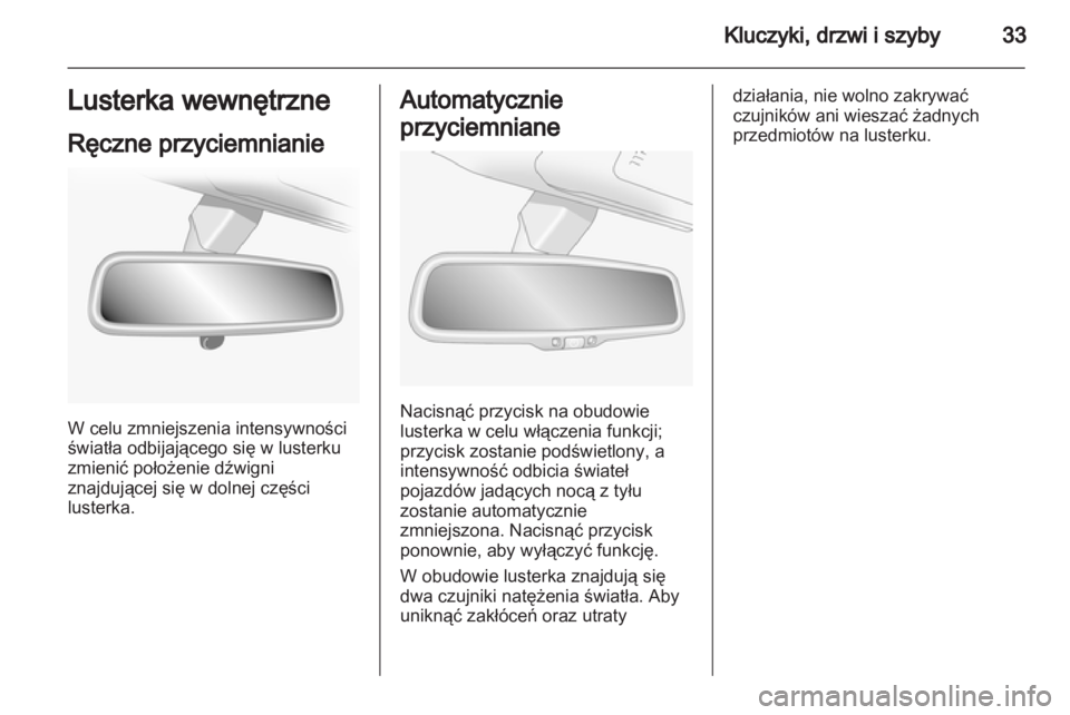OPEL ANTARA 2013.5  Instrukcja obsługi (in Polish) 